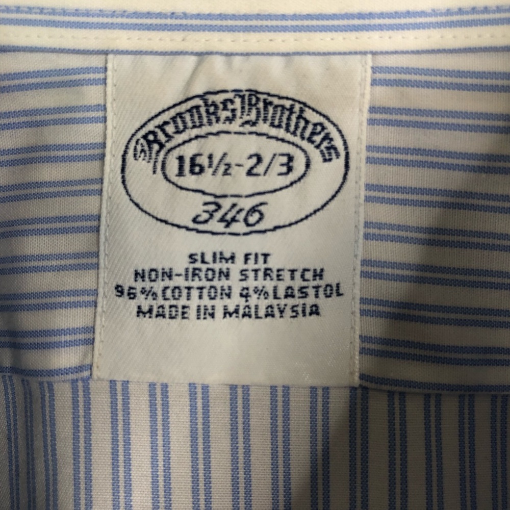 Brooks Brothers Men Dress Shirt Long Sleeve - Picture 4 of 5